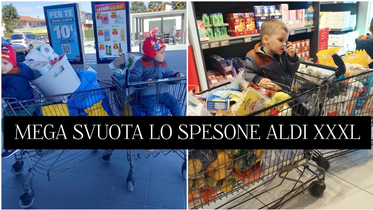MEGA SVUOTA LA SPESA XXL DA ALDI