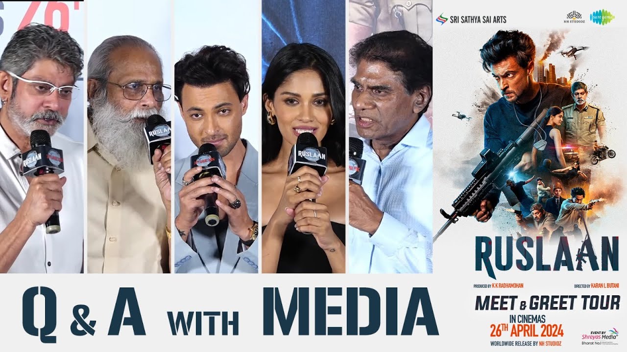 Ruslaan Q&A With Media @ Ruslaan Meet And Greet Tour | Aayush Sharma | Jagapathi Babu