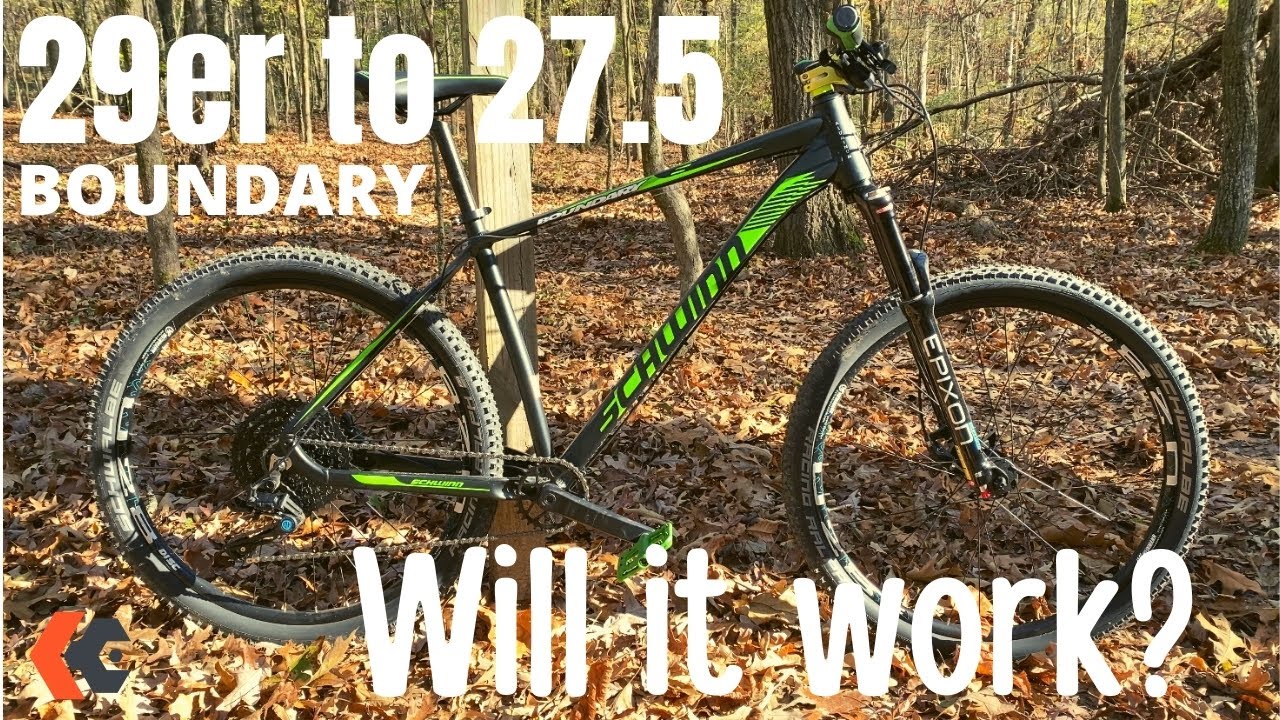 27.5 Schwinn Boundary | 29er to 27.5 conversion | Project Boundary