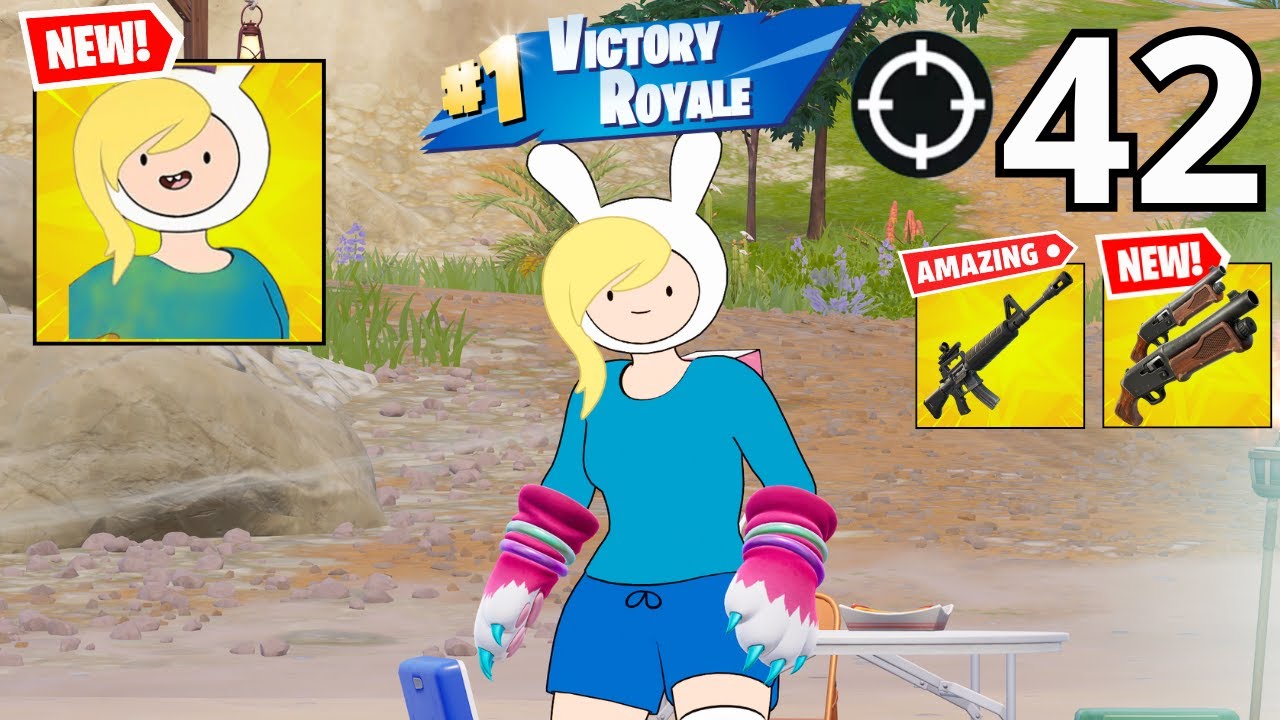 42 Elimination FIONNA Gameplay Wins Zero Build (NEW FORTNITE CHAPTER 7 SEASON 1)