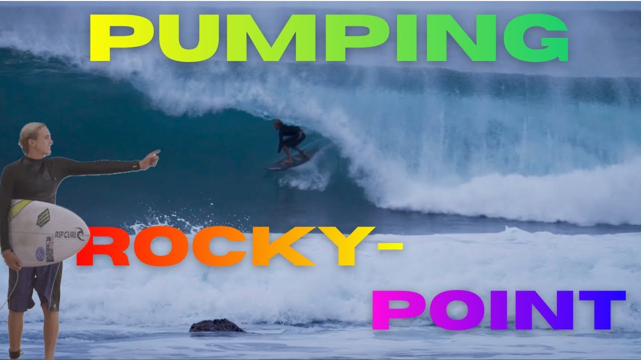 SURFING PUMPING ROCKY POINT!!!