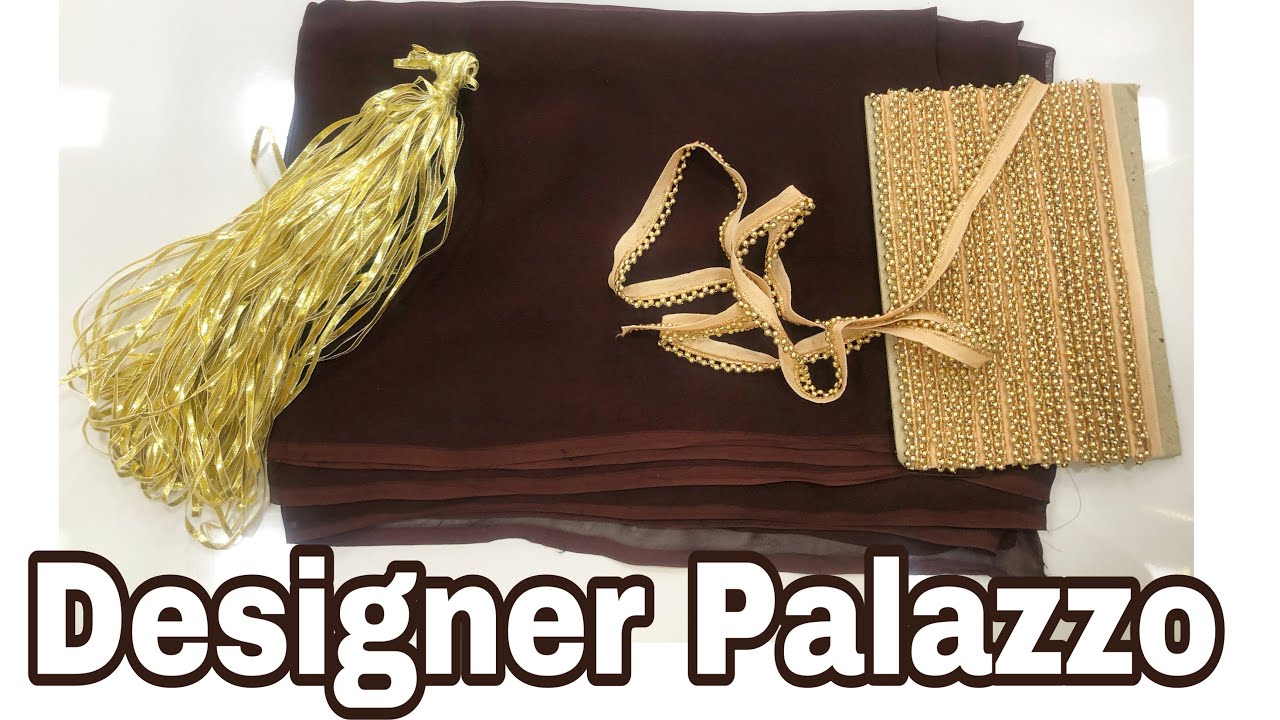 Creative Palazzo With Georgette Fabric | (Punjabi) #124