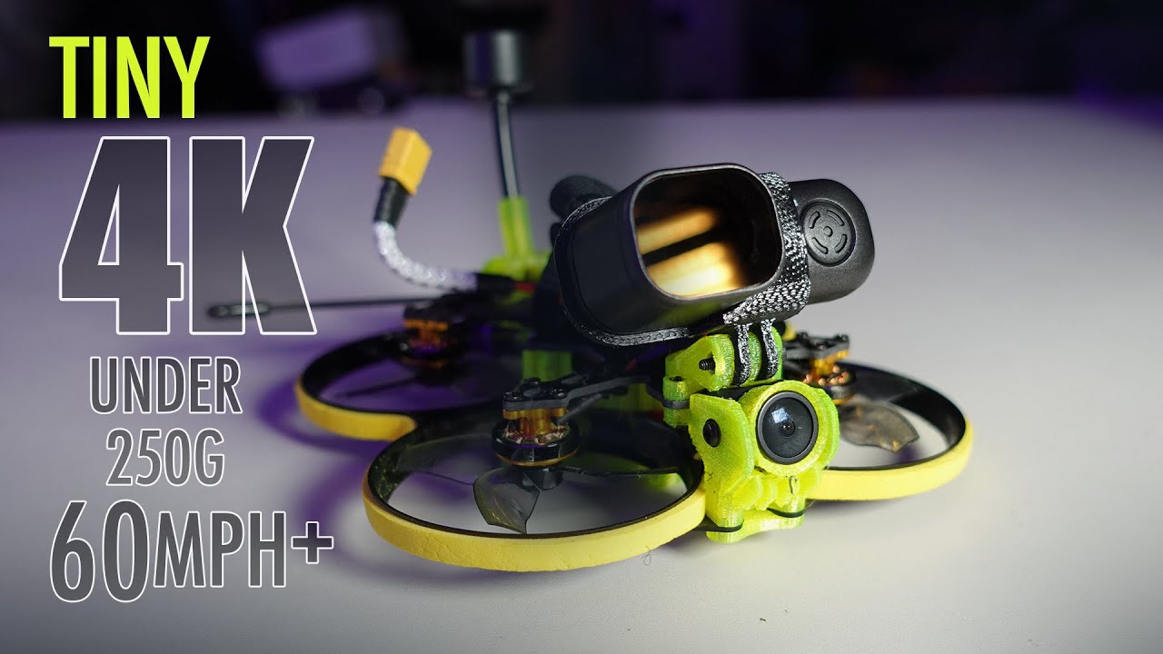 Ridiculously Tiny 4K Cinema Drone NO Remote ID Needed
