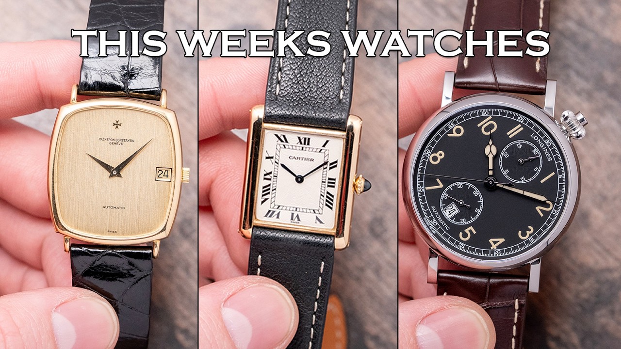 Часы этой недели: Cartier Tank, Vacheron Constantin, Audemars Piguet, Longines и другие [EP252]