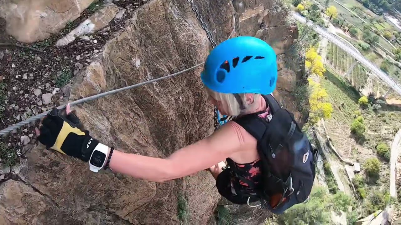 Via Ferrata La Mina K3 , Villahermosa Del Rio , Spain . Nov 2025