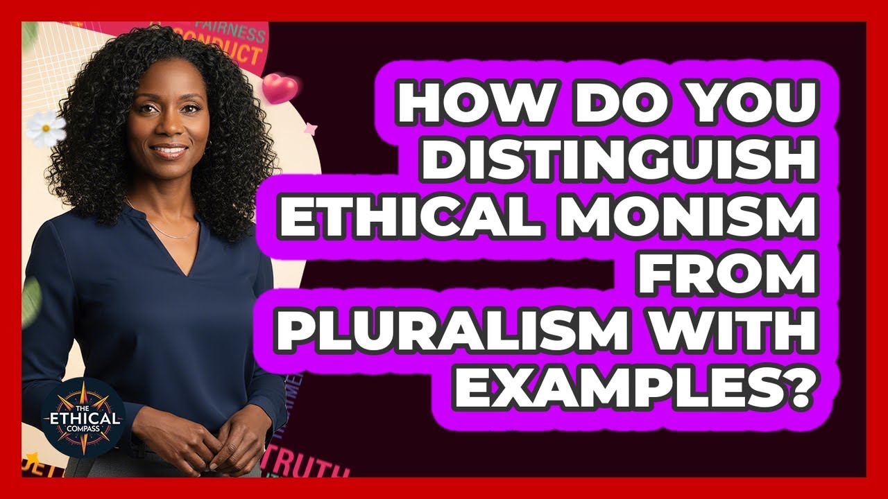 How Do You Distinguish Ethical Monism From Pluralism With Examples? - The Ethical Compass