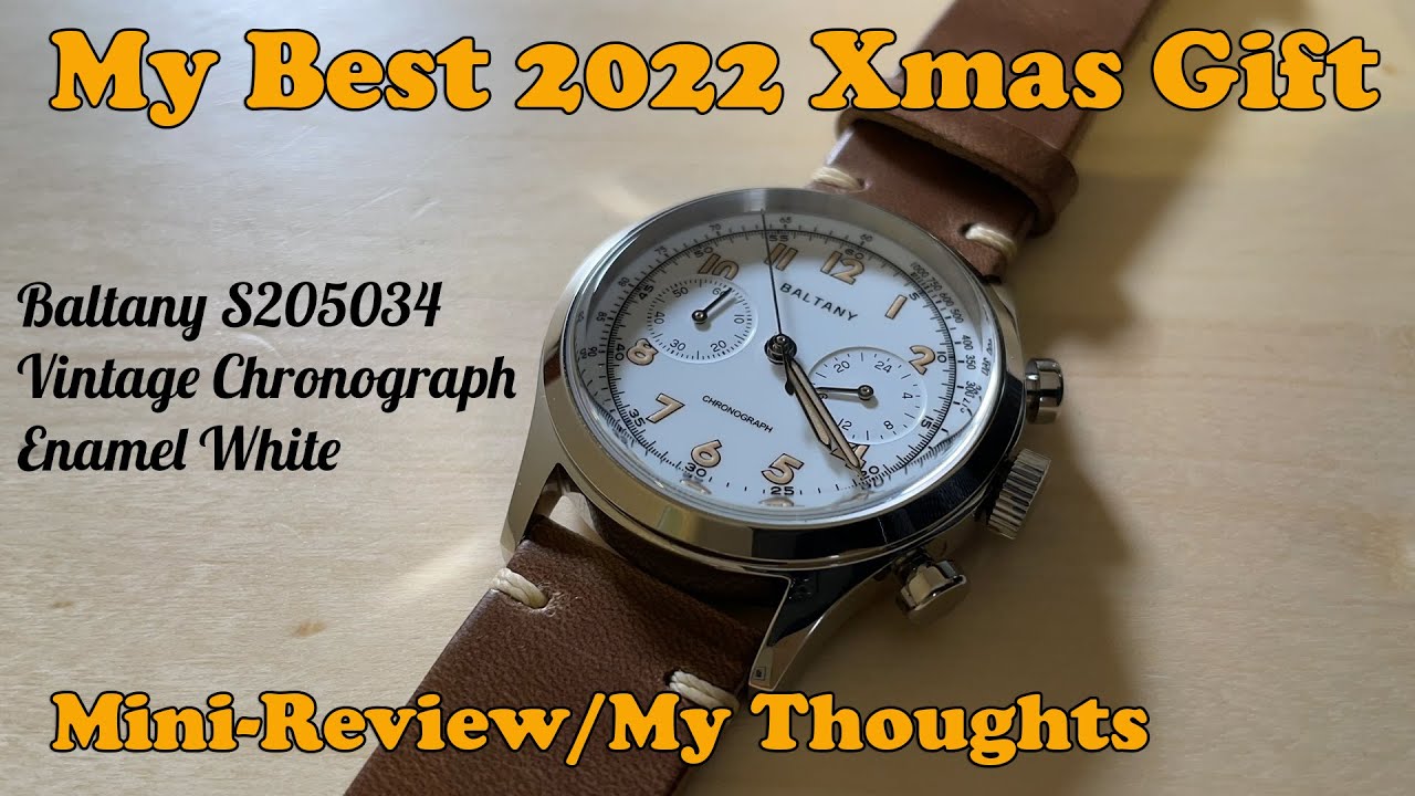 Baltany S205034 - Vintage Chronograph (Enamel White) Mini Review