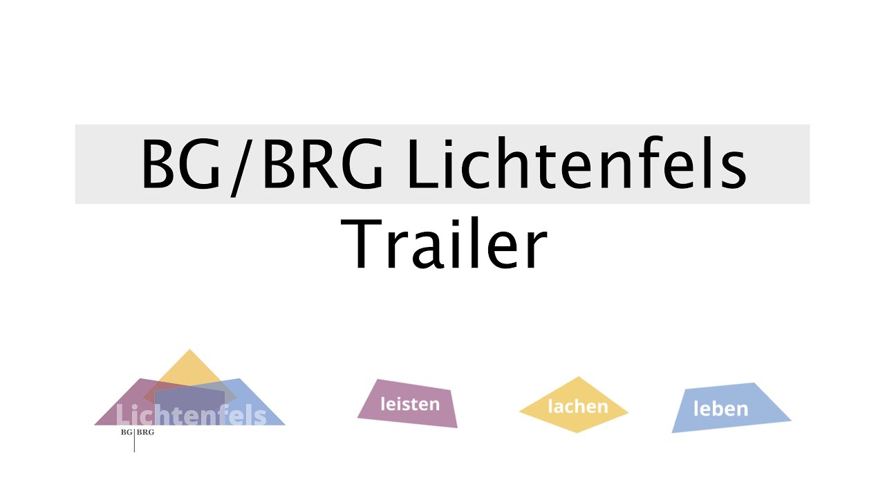 Trailer | BG/BRG Lichtenfels