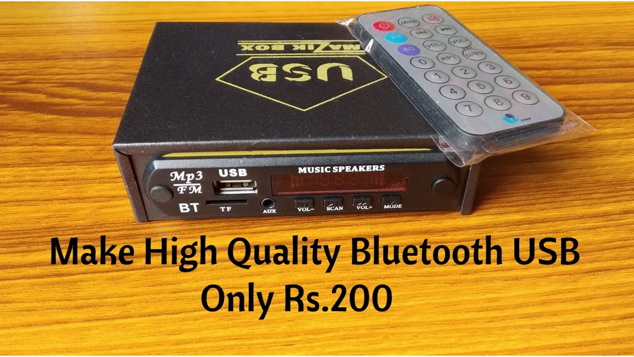 Make Bluetooth USB High Quality | Only Rs.200
