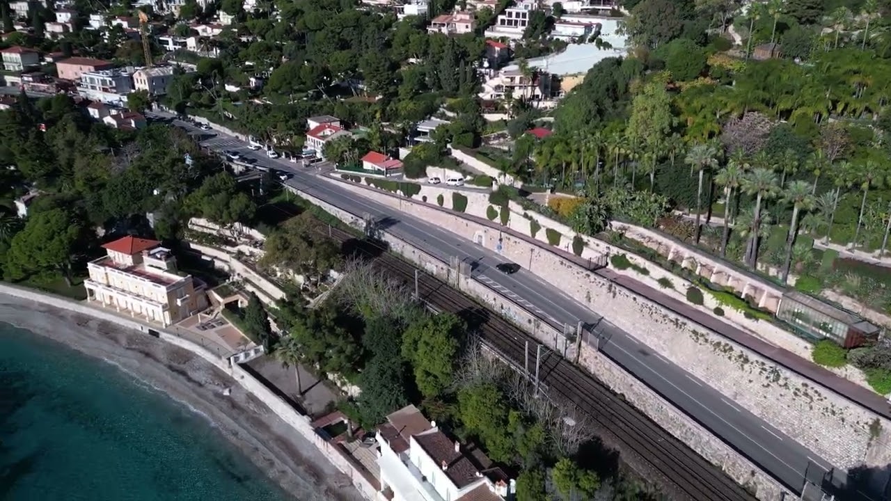 Aerial Views of Eze, South of France – 4K Drone Footage