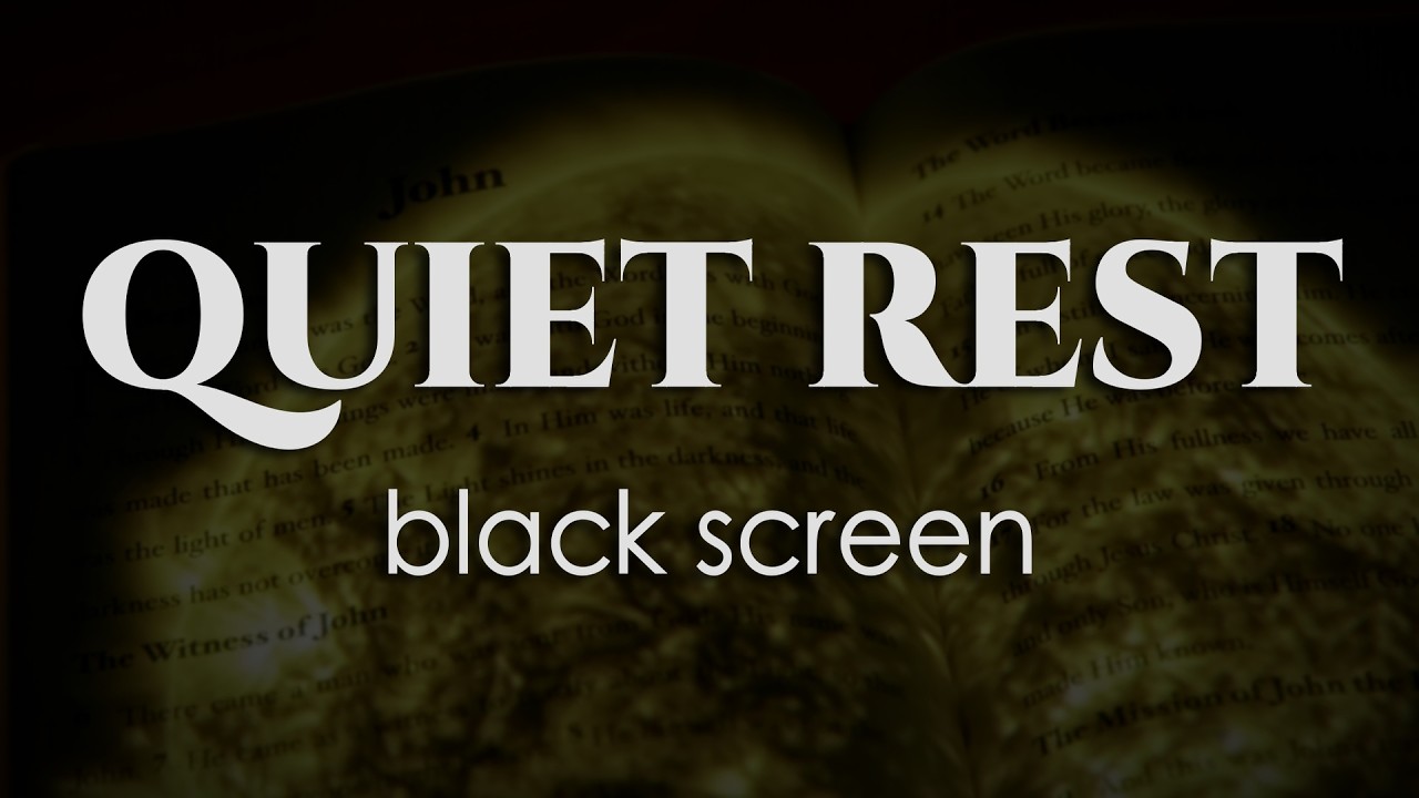 Christian Sleep Music (Black Screen) | 10 Hours Deep Rest | Key of E