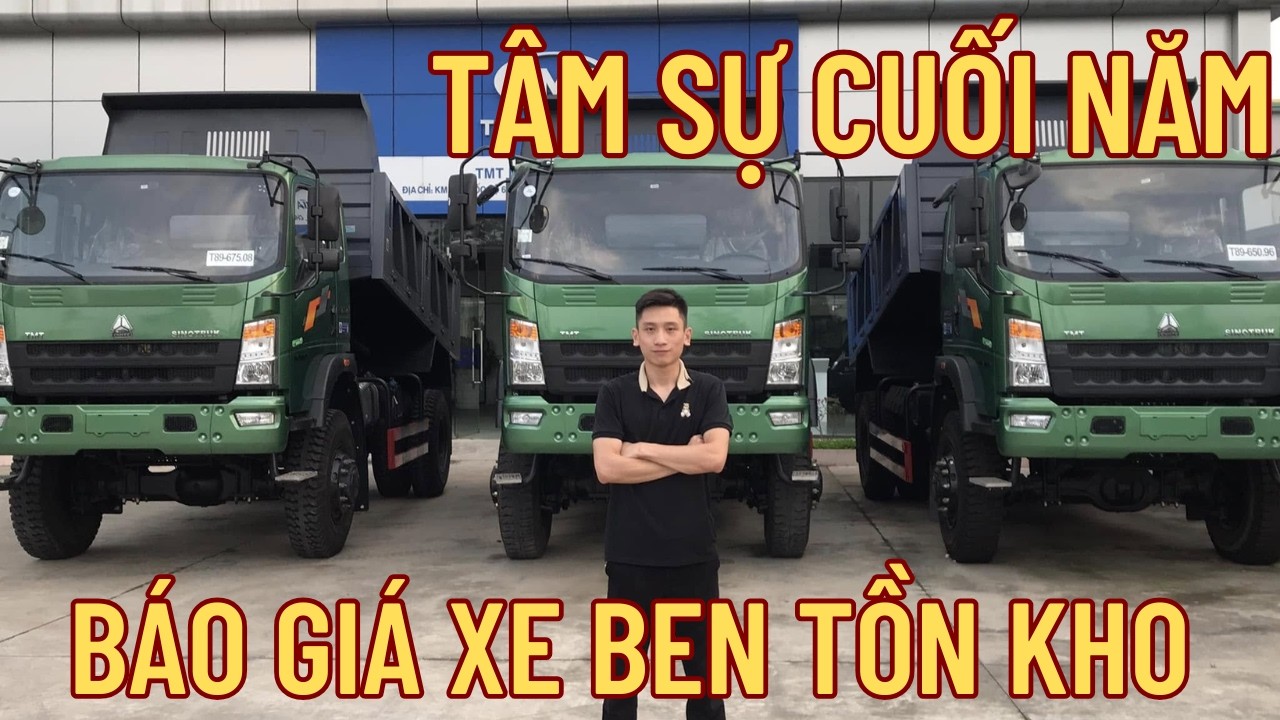 BÁO GIÁ Xe Ben TMT Tồn Kho Giá từ 100 TRIỆU - TÂM SỰ CUỐI NĂM | 0383.368.978
