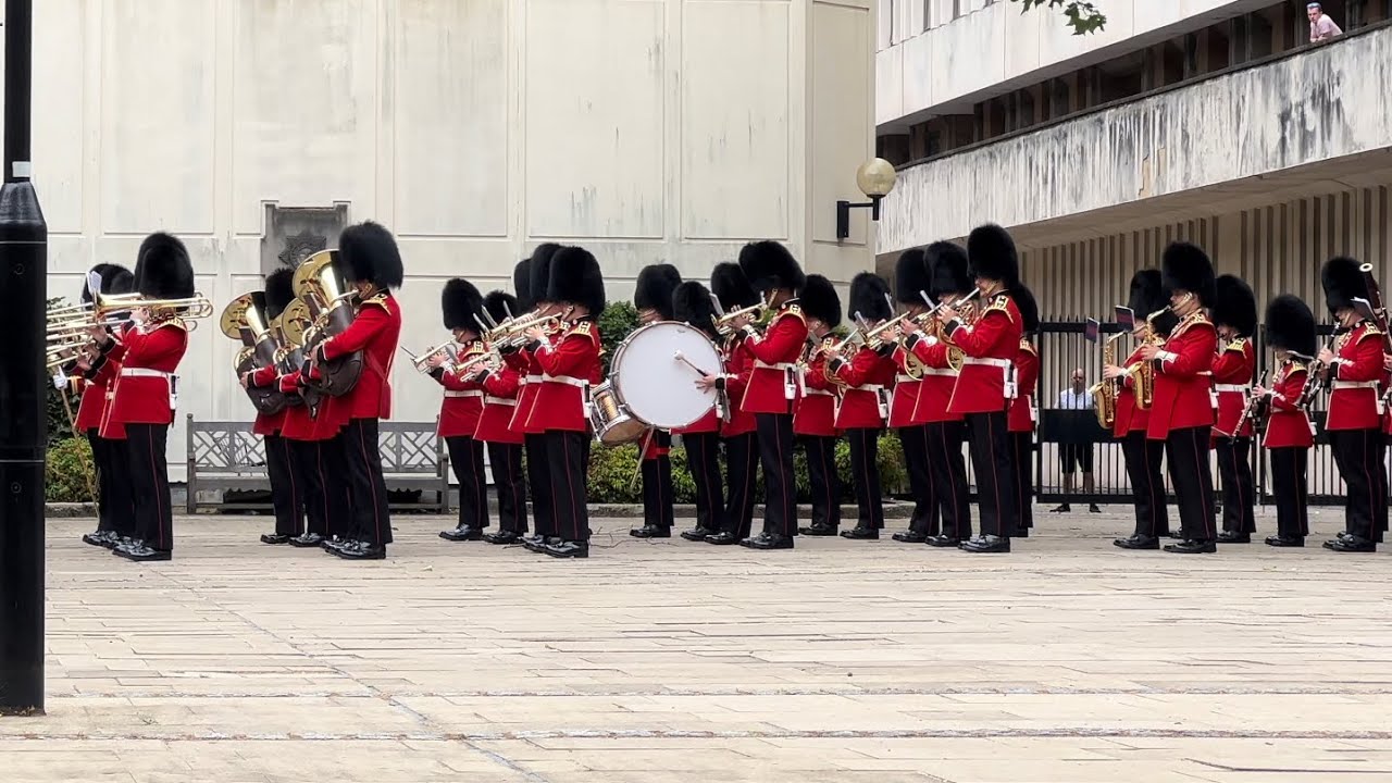 The Band of the Coldstream Guards Guards Chapel Square Performance