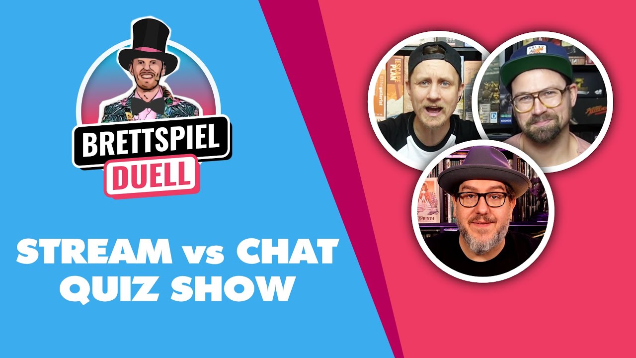 Brettspiel Duell • Brett-Time-Stories Männerhöhle • Folge 3 • Die Chat vs Stream QUIZ SHOW