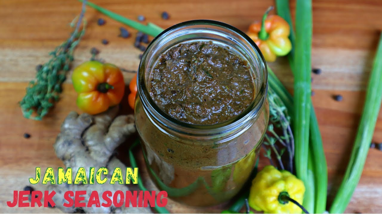 How To Make Authentic Jamaican Jerk Seasoning |Jerk Seasoning Recipe |Jerk Marinade ||JUENFO Kitchen