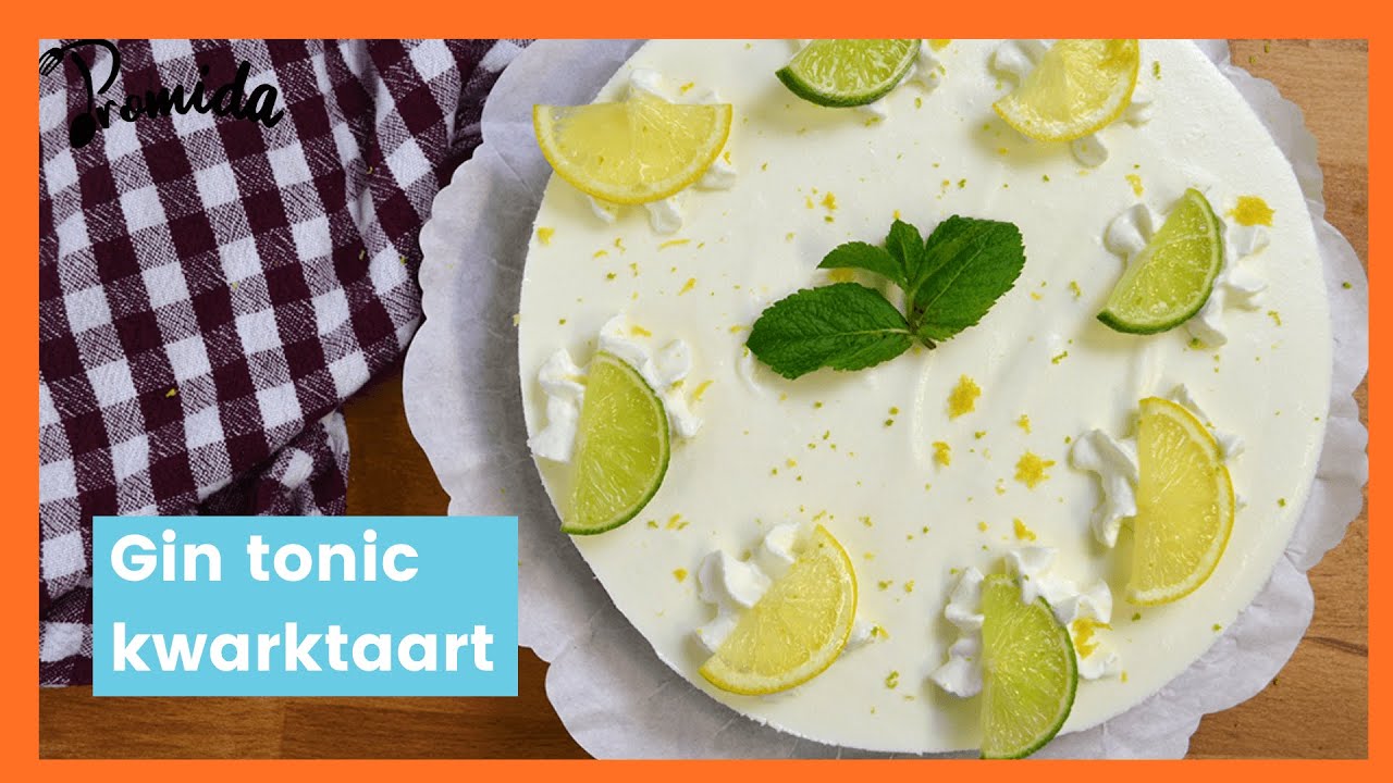 Taart recept: Gin Tonic Kwarktaart