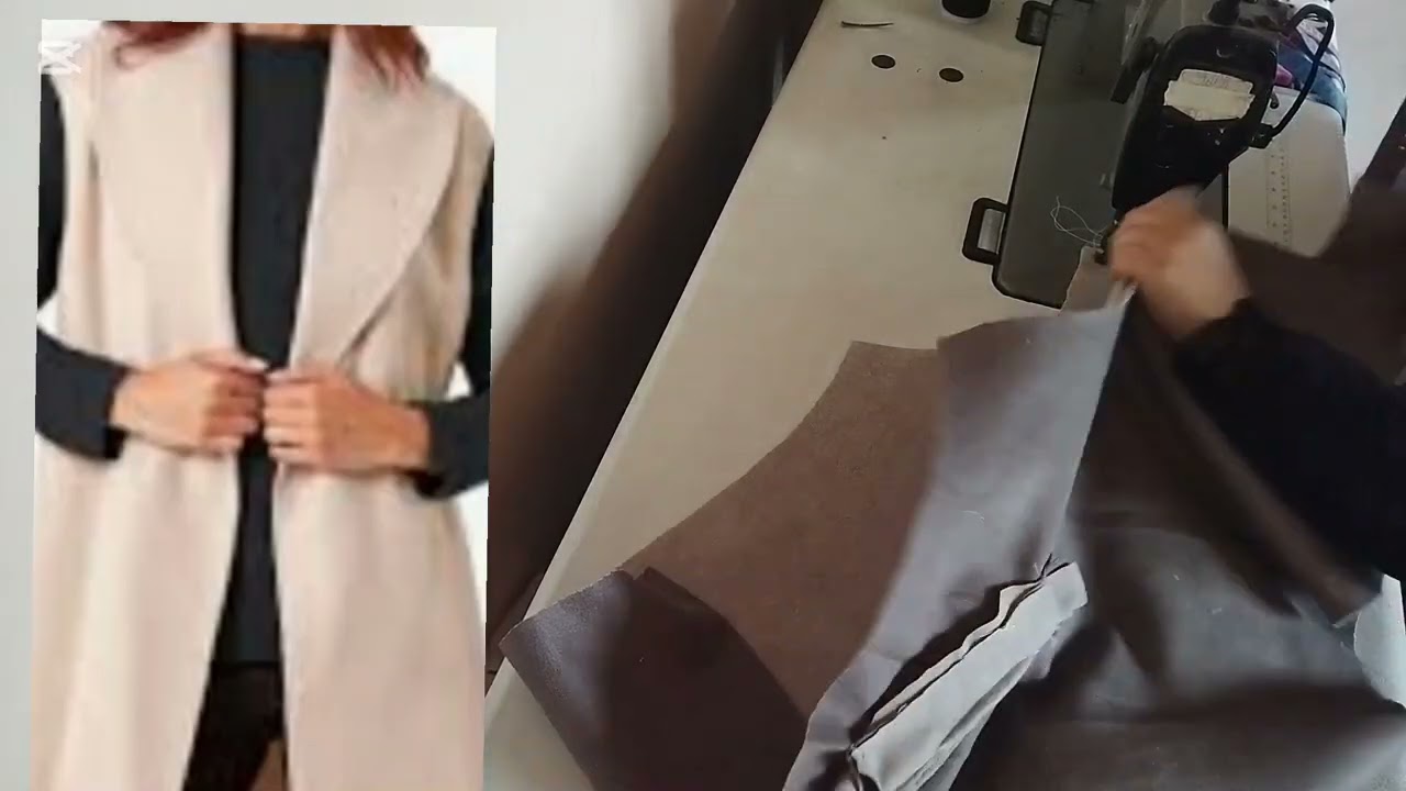 كيفاش نخيط مونطو كول شال طريقة ساااااهلة وشرح مبسط 