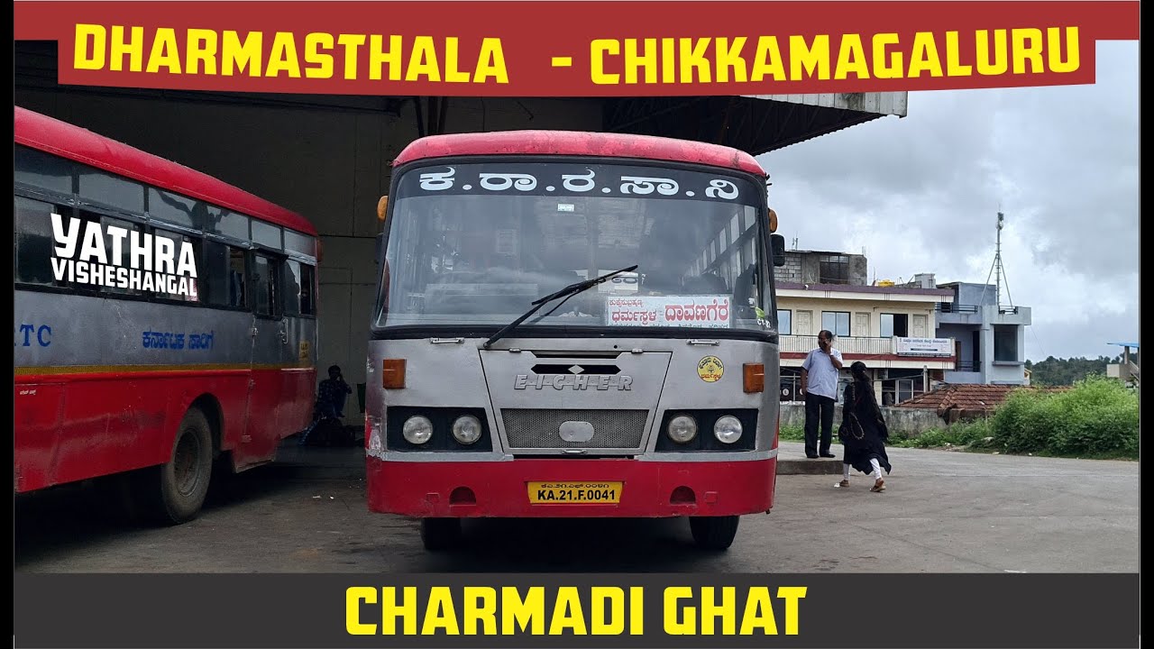 Dharmasthala to Chikkamagaluru KSRTC Sarige Bus Yathra Via Charmadi Ghat