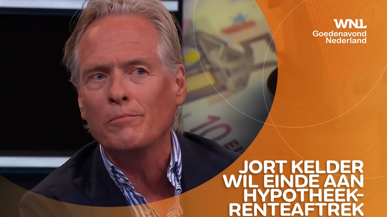 Jort Kelder pleit voor afbouw hypotheekrenteaftrek: 'We worden niet rijker, maar lenen steeds meer'
