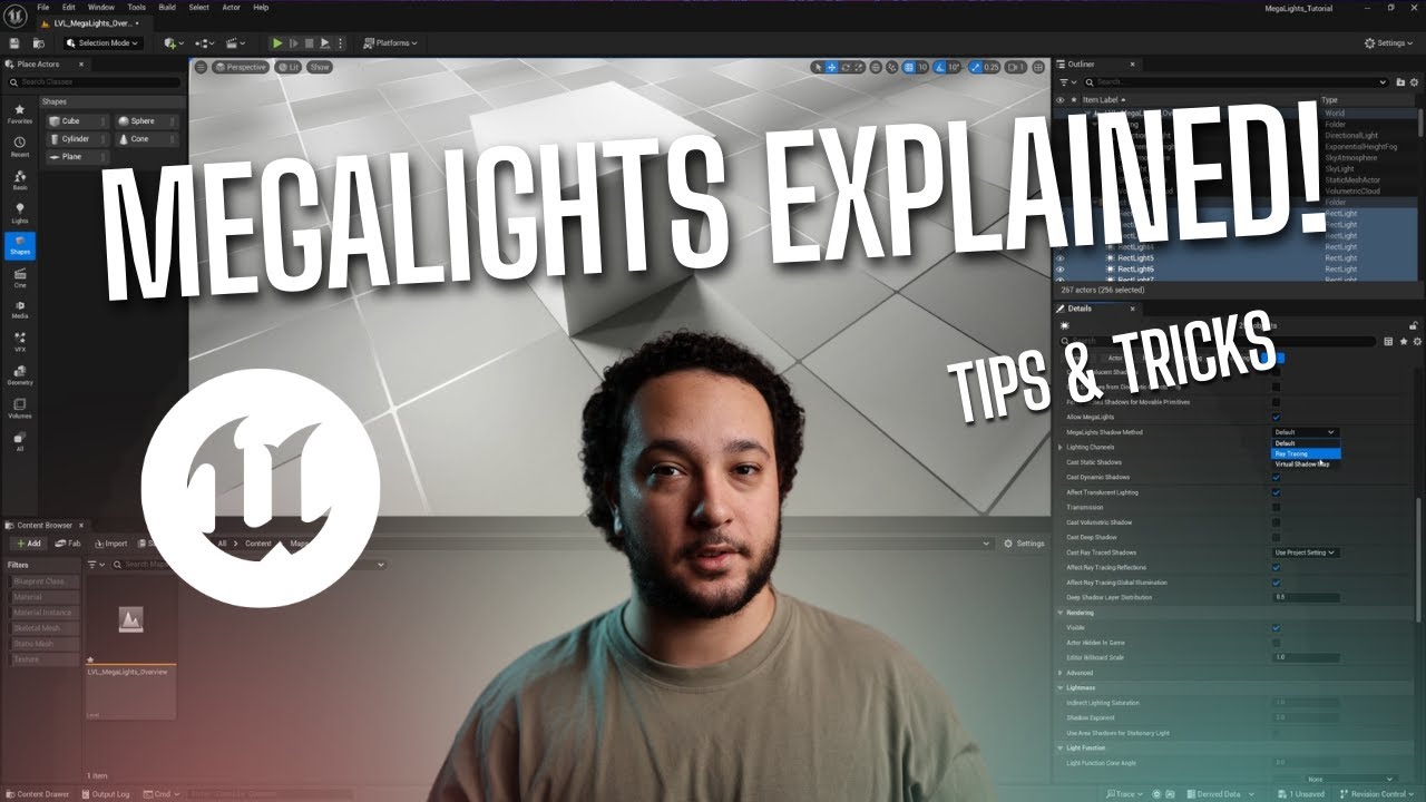 Everything You Should Know About MegaLights! - Unreal Engine 5.5 Lighting Tutorial For Beginners