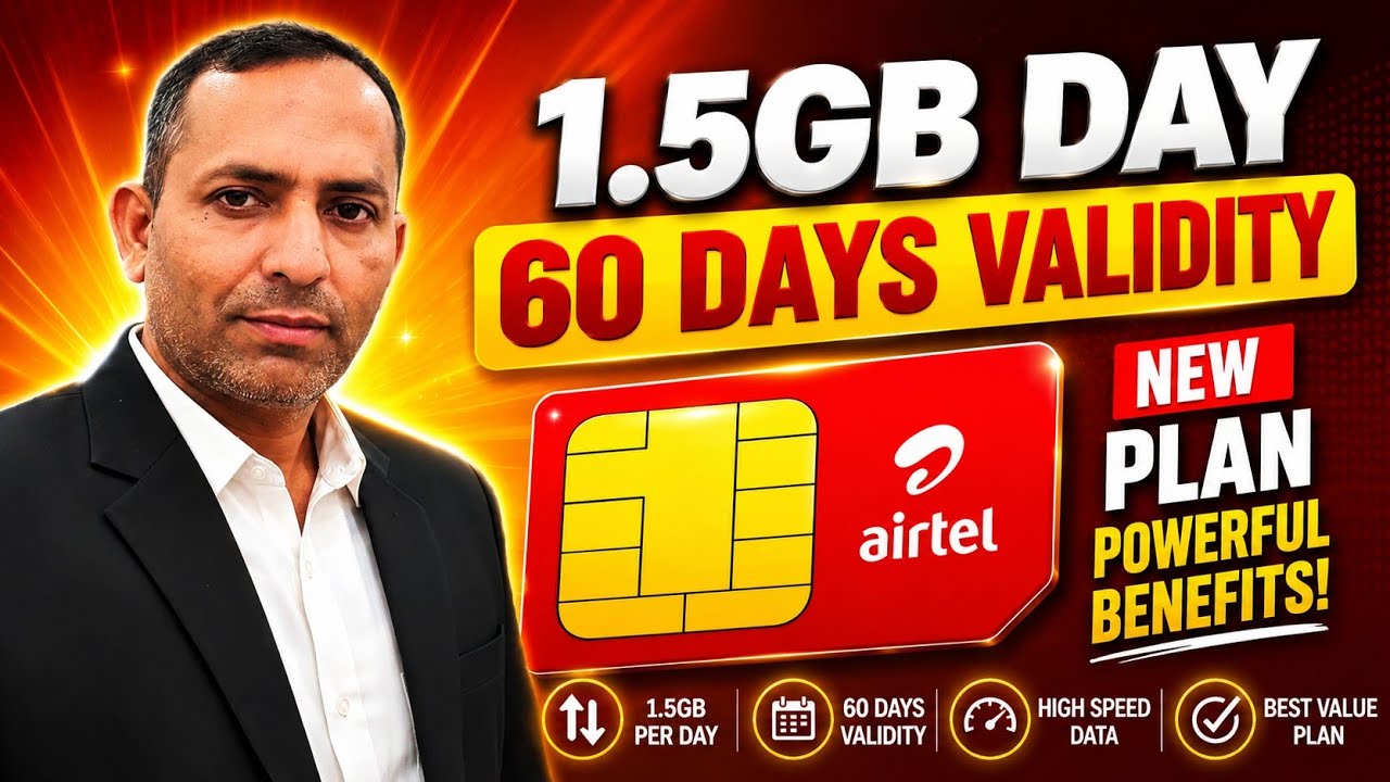 Airtel Prepaid ₹? Recharge Plan 2026 | 1.5GB Daily Data + 60 Days Validity | Full Details
