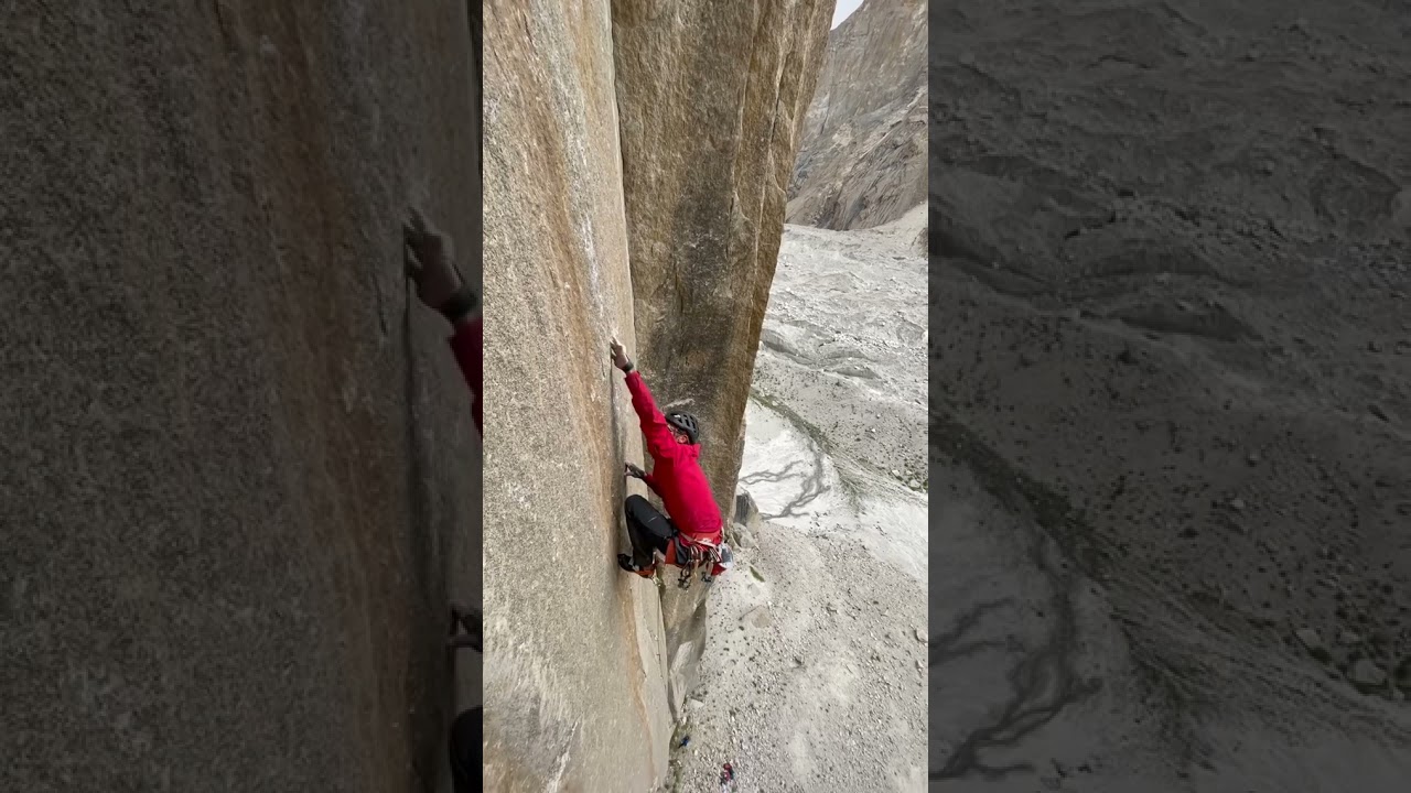 Rock climber fall down from high altitude| Edu marin||Trango tower2021.