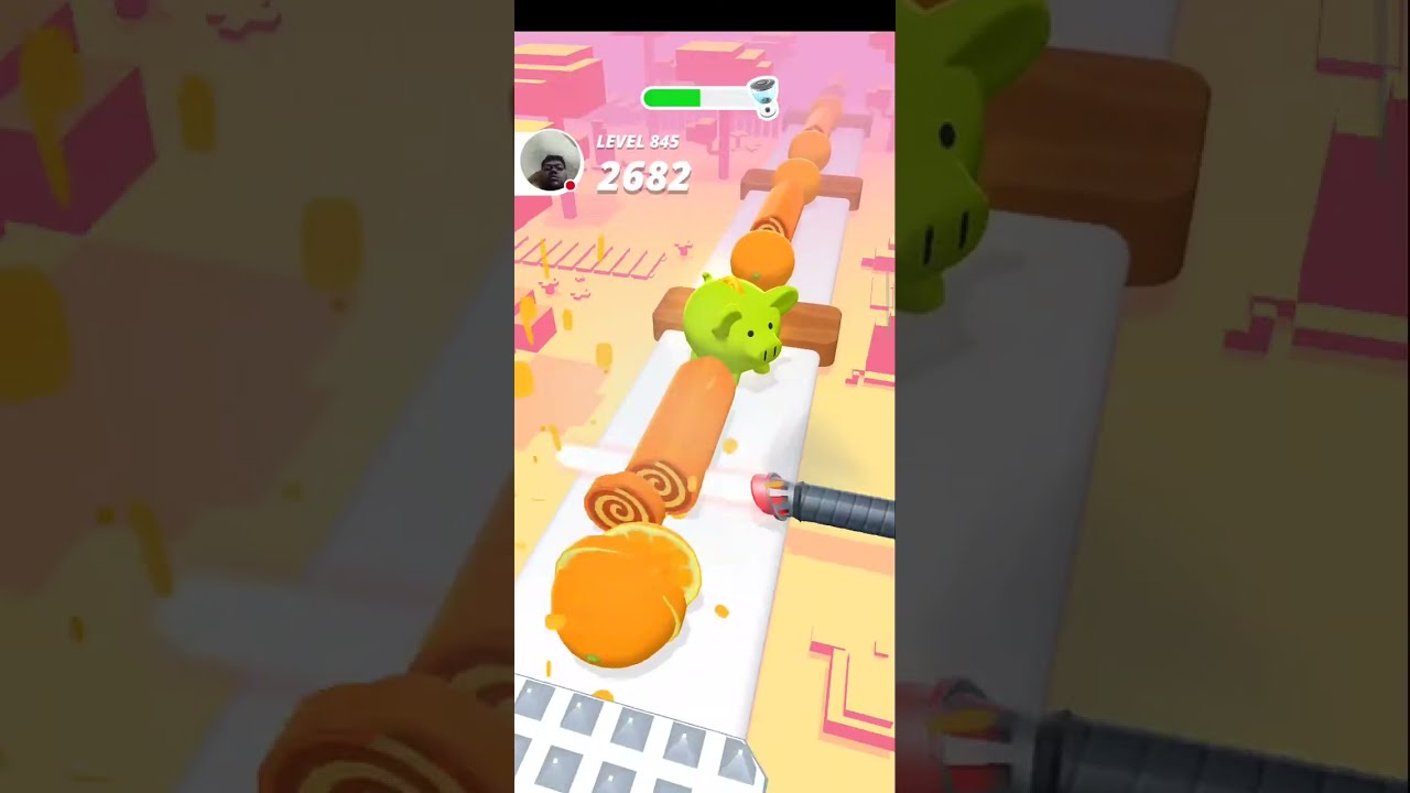 PERFECT SLICE LIVE 😱 | Satisfying Cutting Gameplay | 99% Fail 😍#PerfectSlice#PerfectSliceLive
