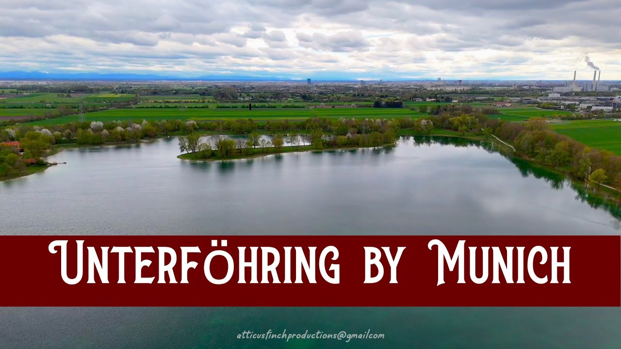 Soaring Above Unterf&ouml;hring: Munich&rsquo;s Backyard - Where Business Meets Leisure -4K drone footage