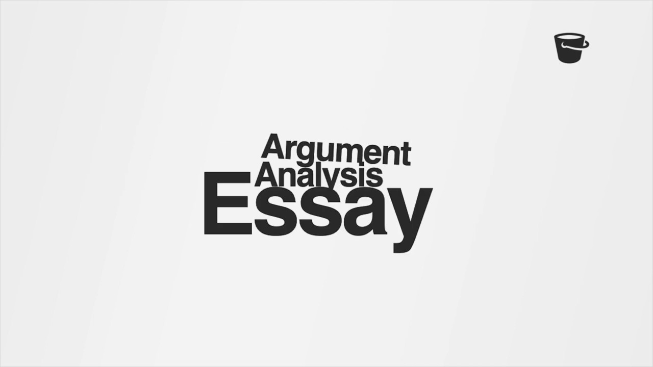 Эссе по анализу аргументов