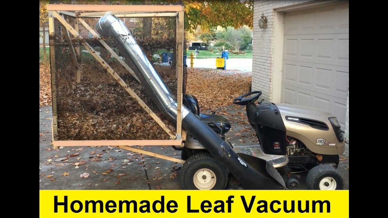 How to Build a Homemade Leaf Vacuum for $50 - DIY