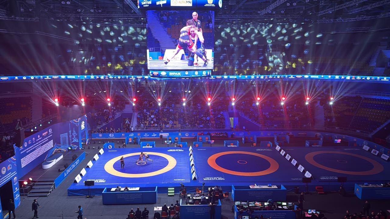Чемпионат Казахстана по женской борьбе U-17 (МАТ-С) в г. Астана 25.02.2026.