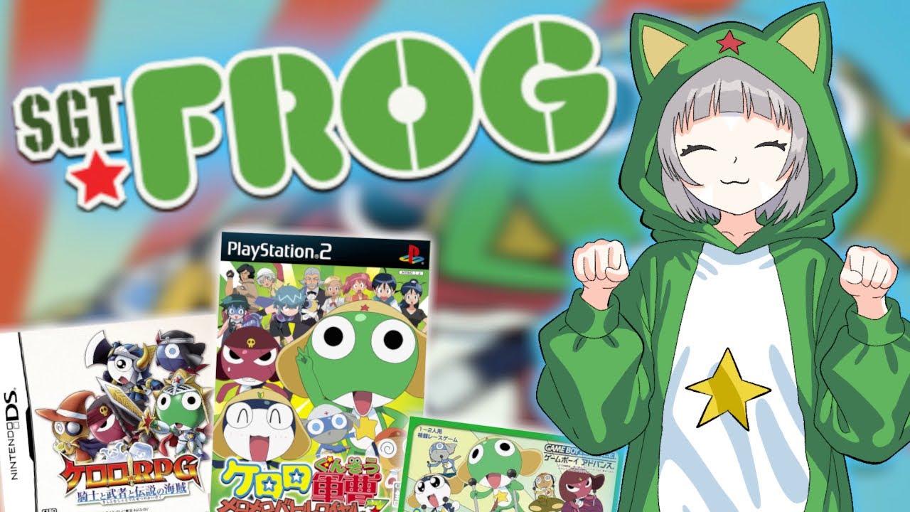 Sgt. Frog had a bunch of Video Games...
