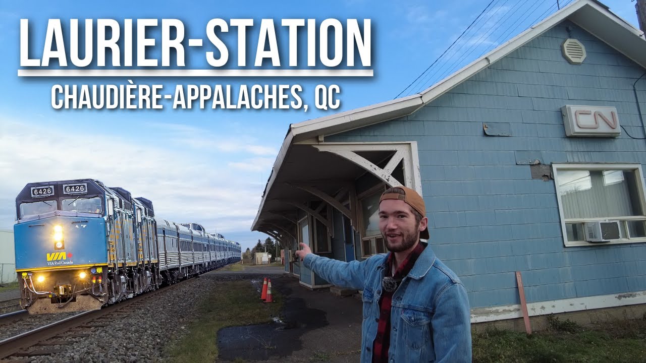 LAURIER-STATION, la petite GARE de LOTBINI&Egrave;RE | &Agrave; la d&eacute;couverte de Laurier-Station EP11 S3