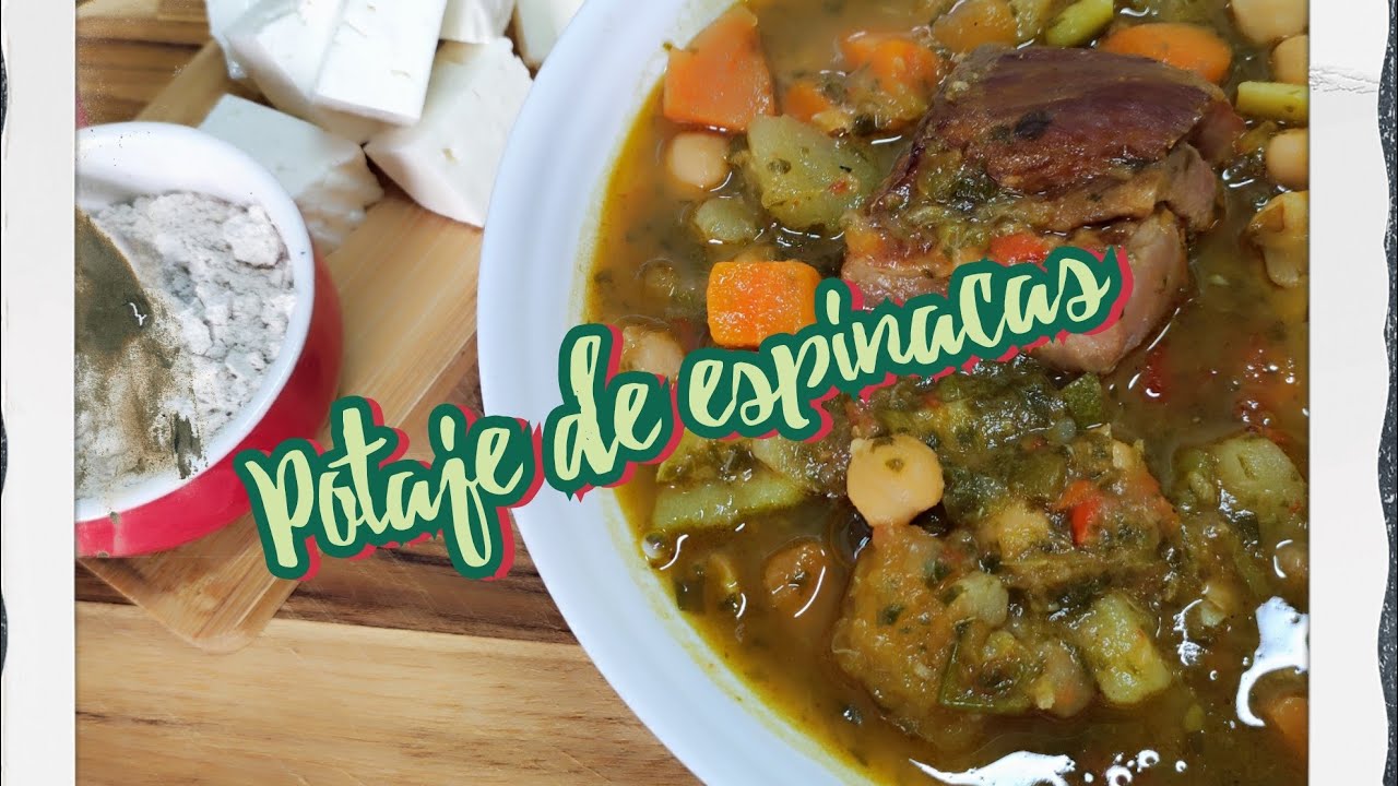 POTAJE DE ESPINACAS...MUY CANARIO!!!!