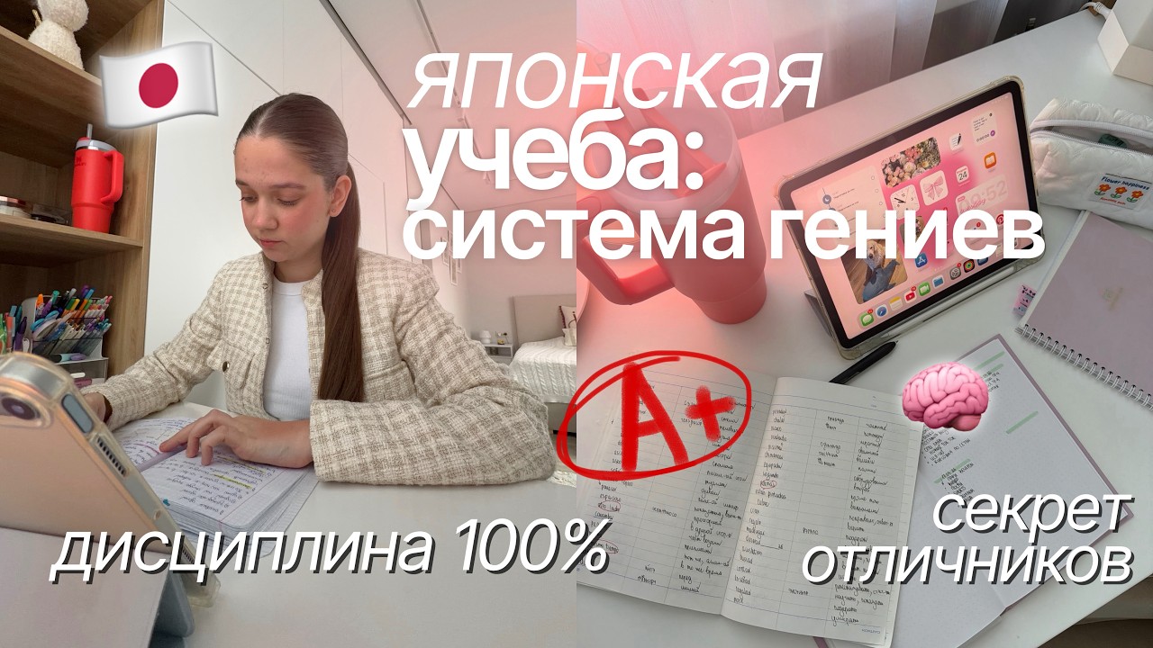 ЯПОНСКАЯ СИСТЕМА УЧЕБЫ, которая делает гениев | Почему Японцы Могут Учиться Часами?