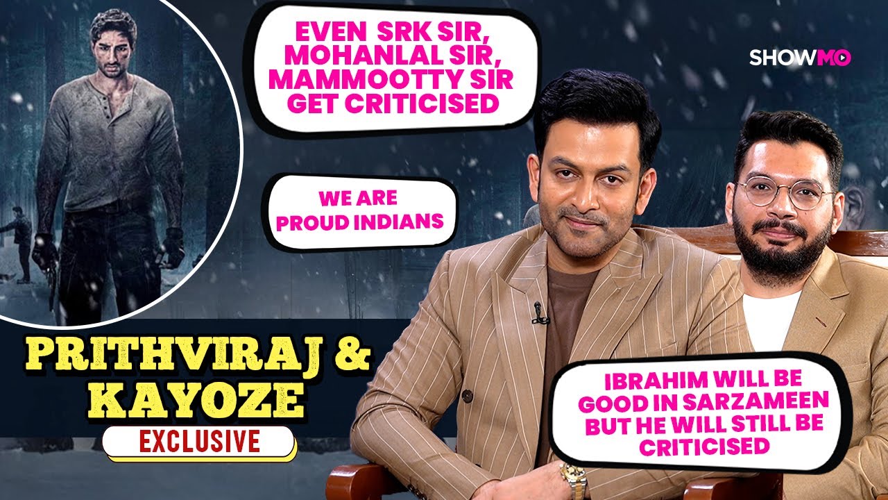 Prithviraj Sukumaran on Ibrahim Ali Khan, patriotism, social media criticism, Malayalam cinema