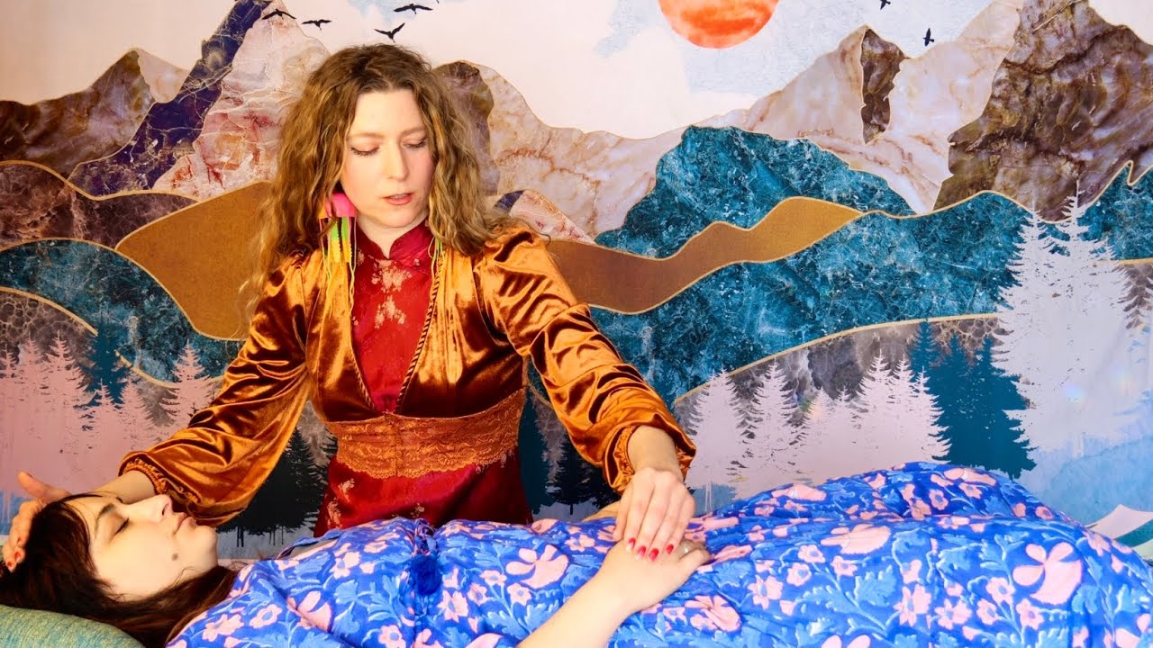 ASMR Reiki | Real Person Energy Healing Session (meditation music, soft spoken, relaxing attention)