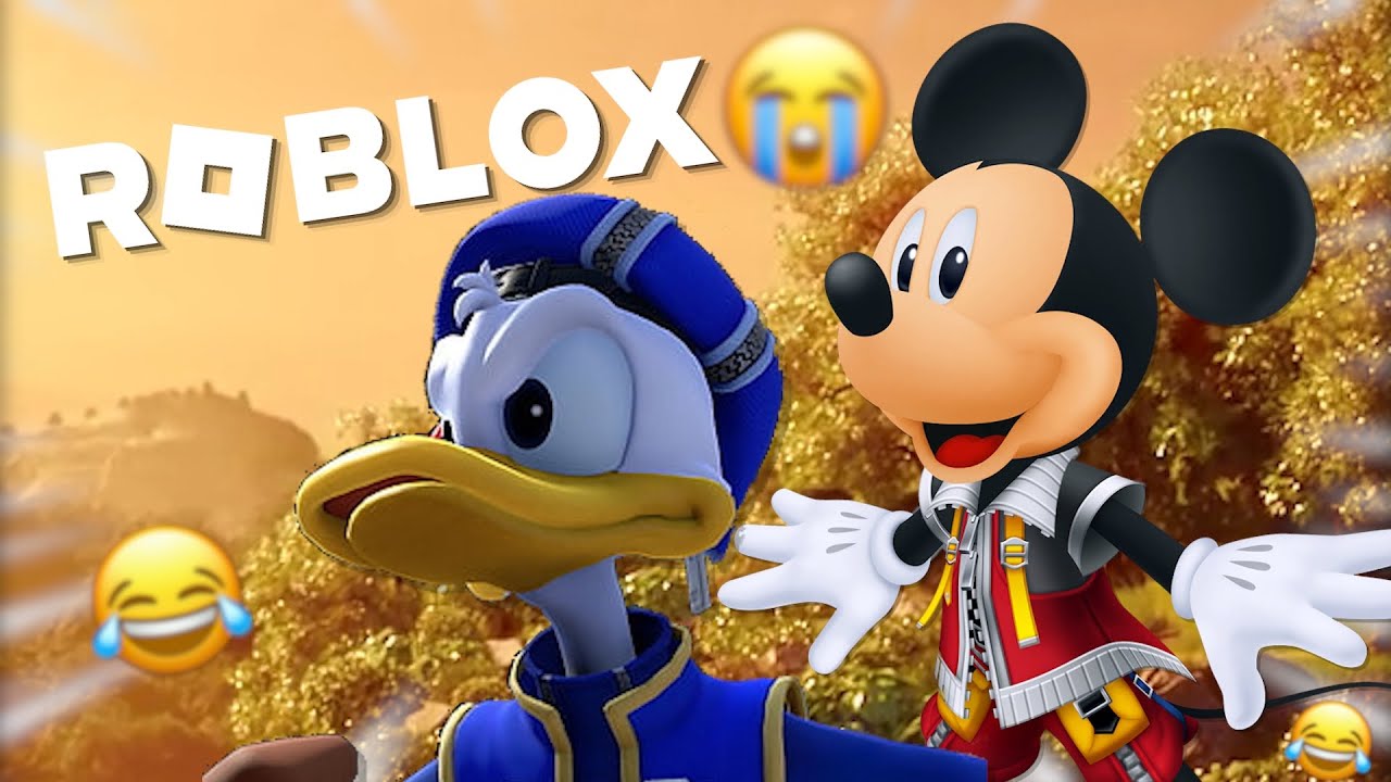 Donald and Mickey cause CHAOS on Roblox! Ft. MickeyMunch