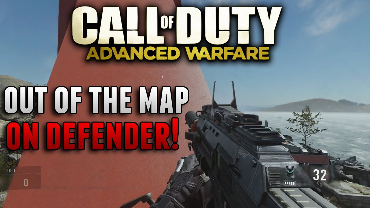 Advanced Warfare Glitches - Out Of The Map Glitch on Defender! (AW Glitches)