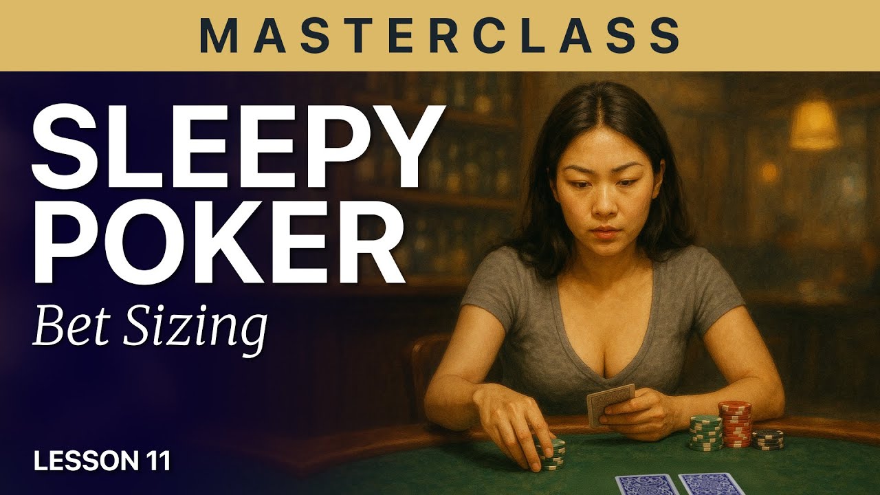 FALL ASLEEP to Poker: Hold'em Masterclass #11 — Advanced Bet Sizing