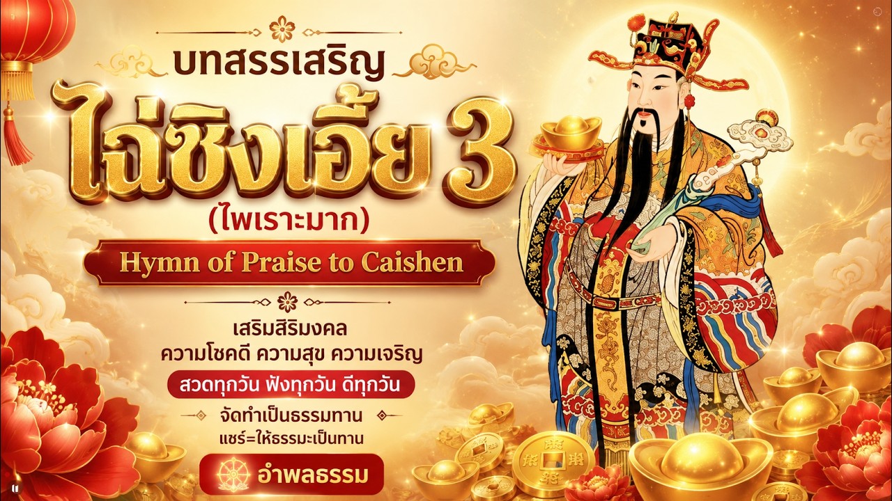 บทสรรเสริญ ไฉ่ซิงเอี้ย 3 (ไพเราะมาก)