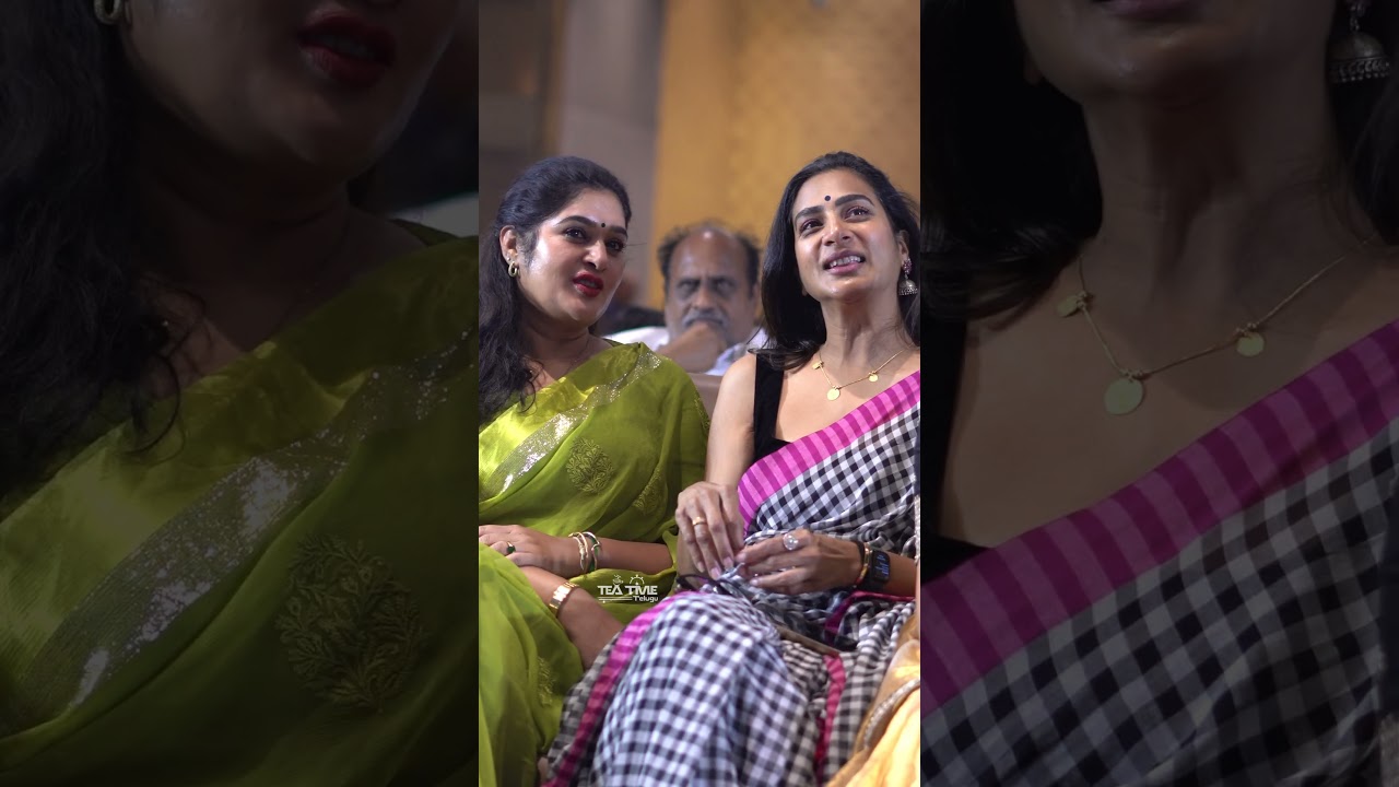 priya artist and surekha vani cutie  visuals #teatimetelugu