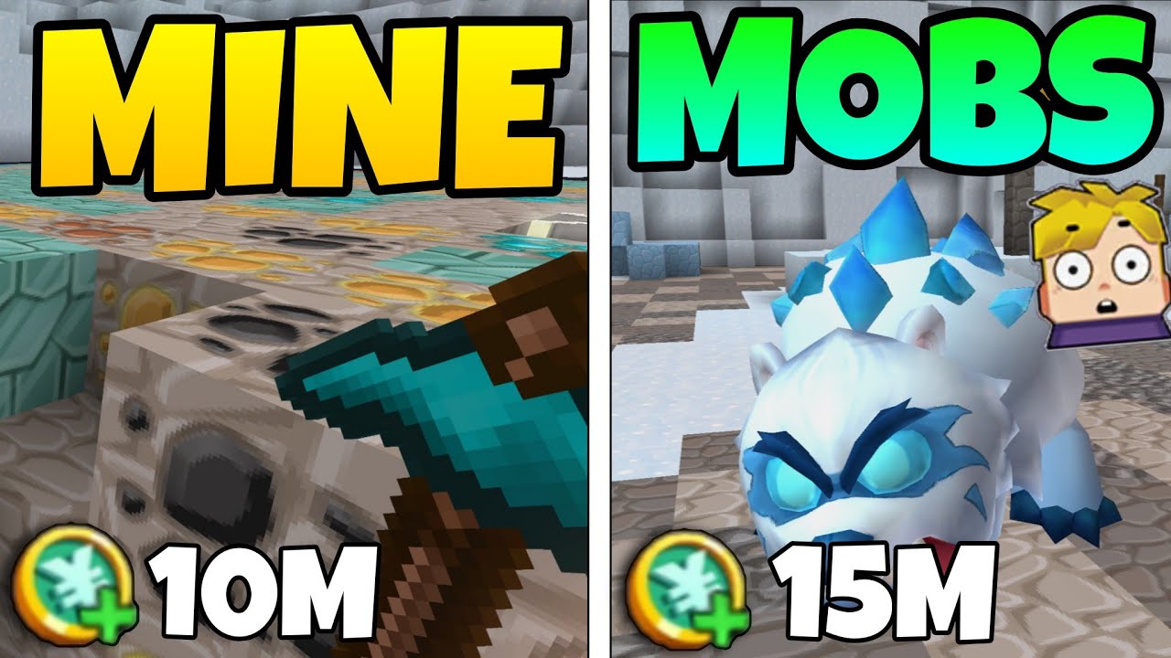 MINING VS MONSTER FARMING WHICH IS BETTER? | SkyBlock | Blockman Go