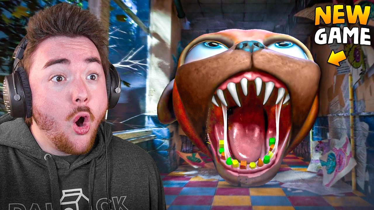 This NEW HORROR GAME has a monster of a GIANT PUPPY... (its insane)