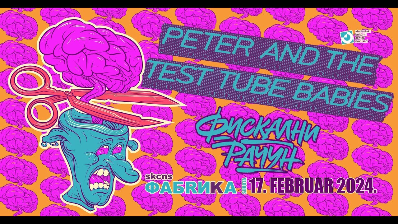 Peter And The Test Tube Babies - The Jinx (SKCNS Fabrika, Novi Sad, 17.2.2024.)