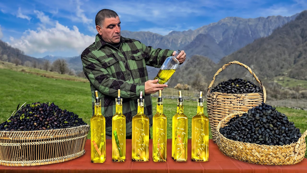 ACEITE DE OLIVA VIRGEN EXTRA: Hecho a mano con un método ancestral. 🔥