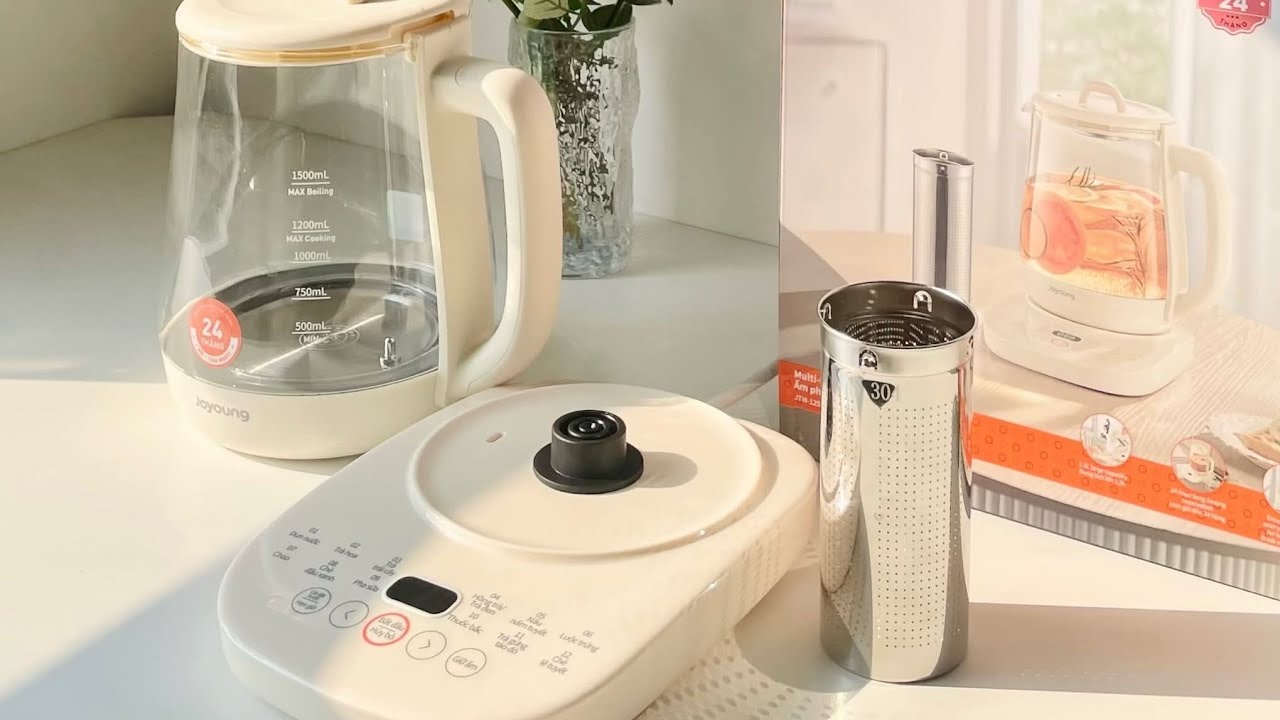 Cách sử dụng ấm pha trà Joyoung jtm-125