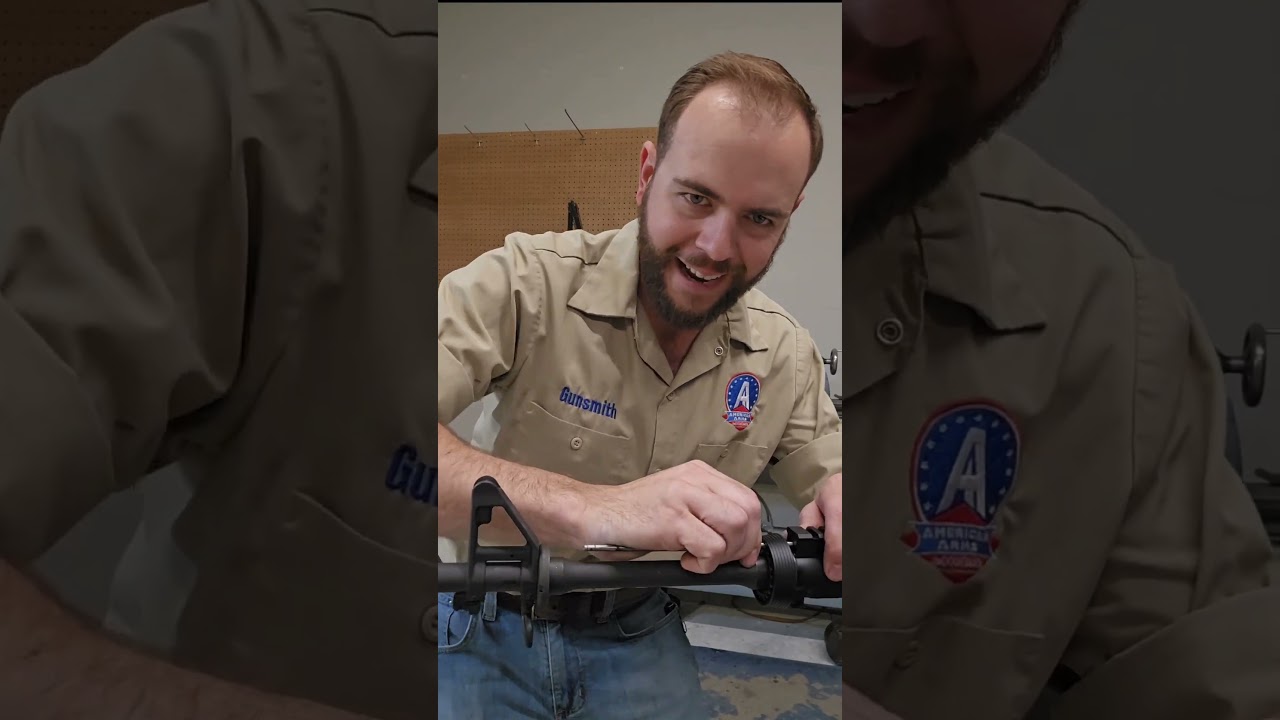 Stop removing your front sight when changing barrels. #AR15 #gunsmithing