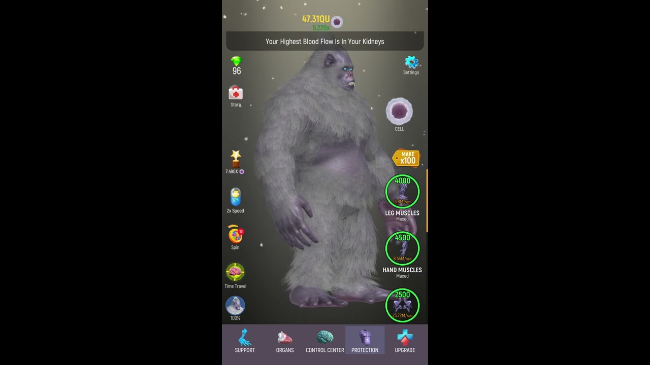 Idle Human (Yeti) - 100% Completed