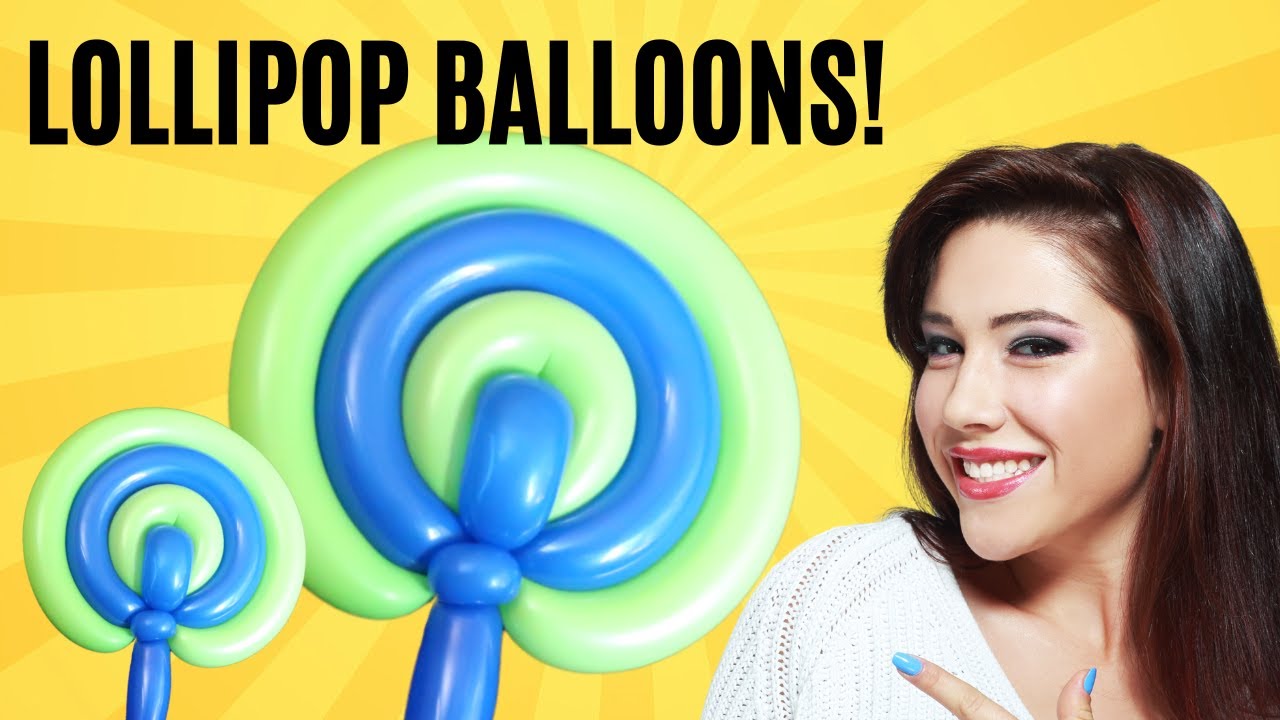 Как сделать украшение из воздушных шаров-леденцов. Версия 2 &mdash; #balloonanimals #balloondecorations